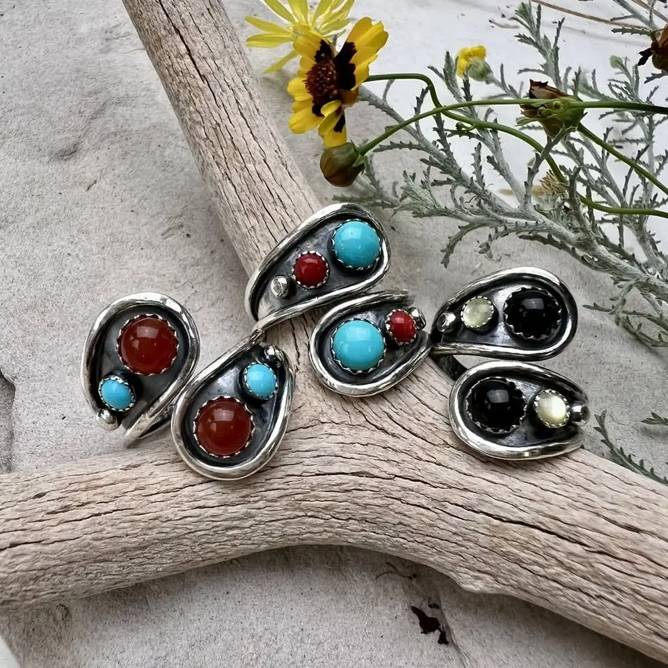 "Make It at Meltdown" Teardrop Wrap Ring