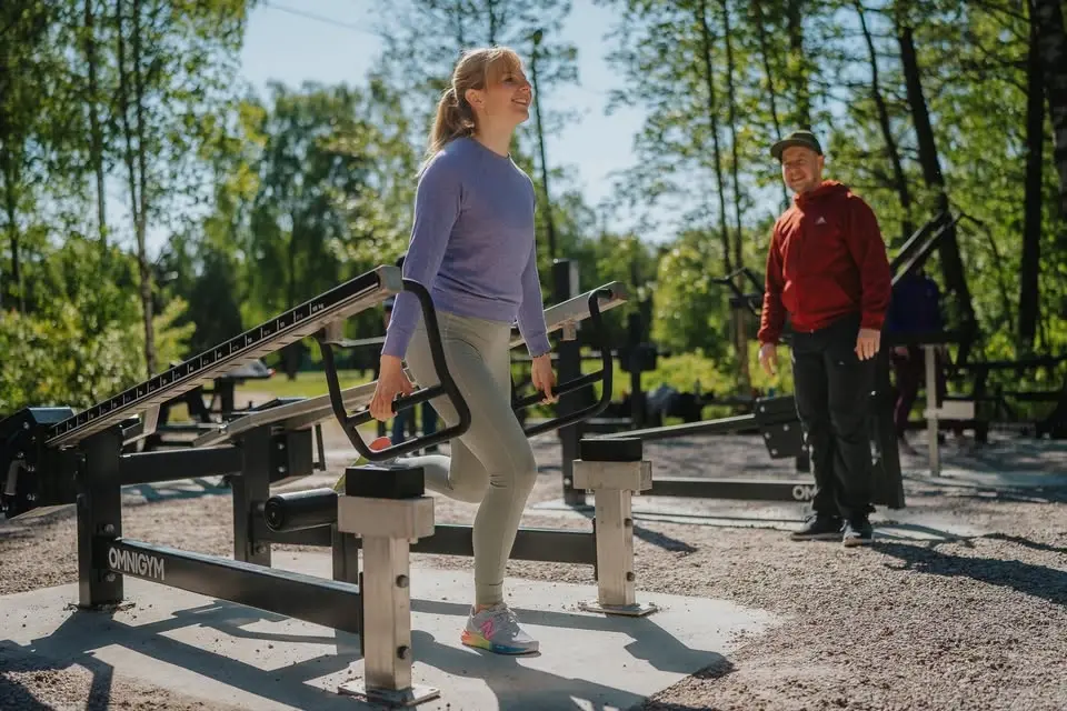 Återinvigning av utegymmet i Runby