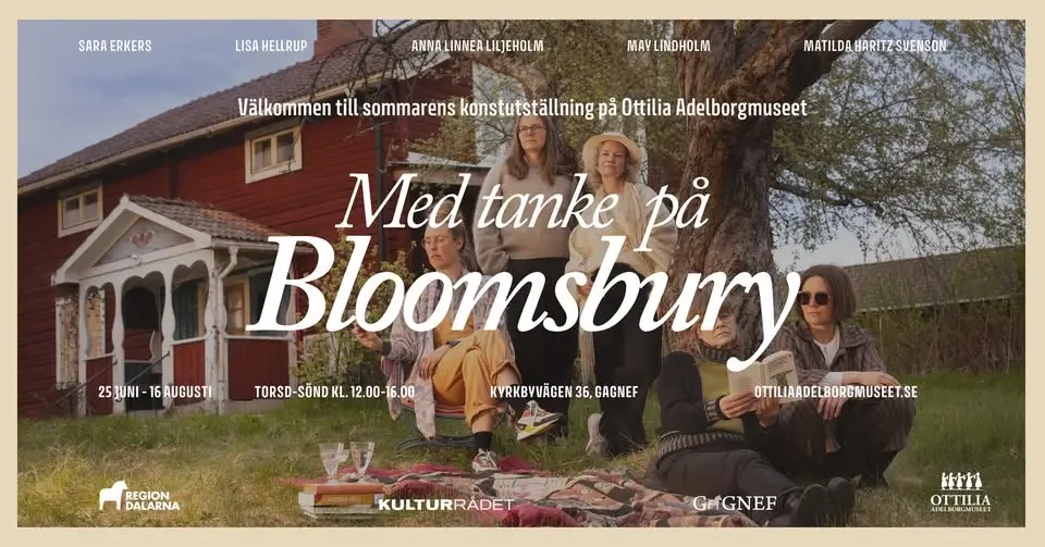 Med tanke på Bloomsbury — Sommarutställning på Ottilia Adelborgmuseet