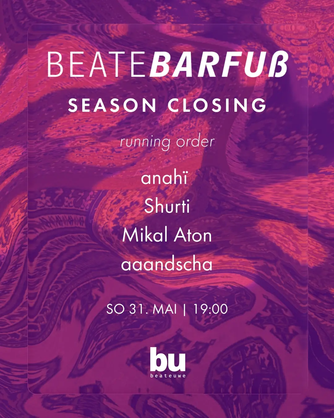 Beate Barfuß /// anahï, Shurti, Mikal Aton, aaandscha