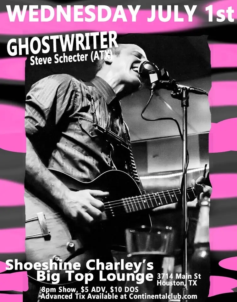 Ghostwriter Steve Schecter at Charley's Big Top