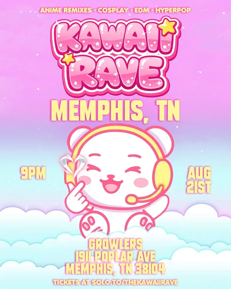 Kawaii Rave at Growlers - Memphis, TN