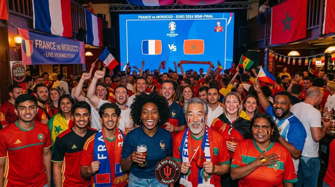 โฝ Morroco vs France โ Football Finals Watch Party ๐ซ๐ท๐ฒ๐ฆ