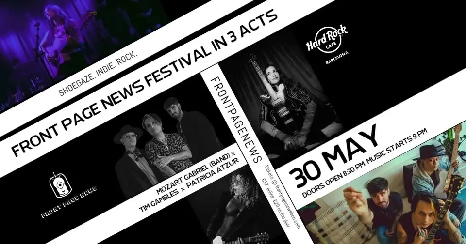 This Saturday : 3 Concerts, 1 Ticket → ft. Patricia Atzur, Tim Gambles and Mozart Gabriel