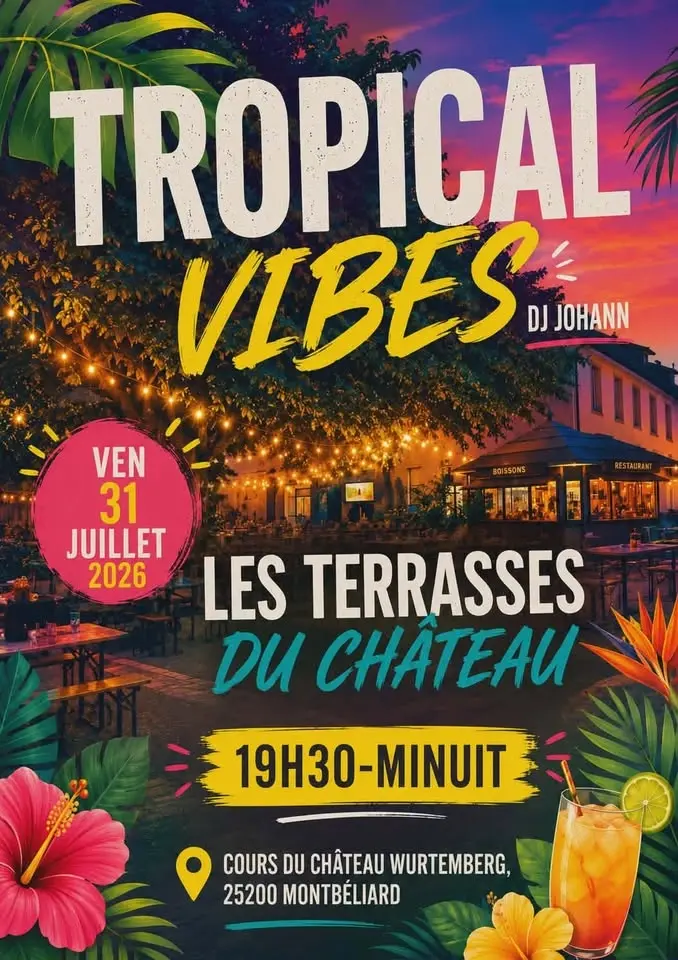TROPICAL VIBES AU CHÂTEAU