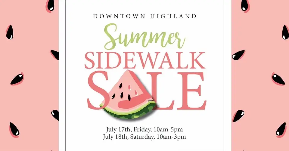 Summer Sidewalk Sale