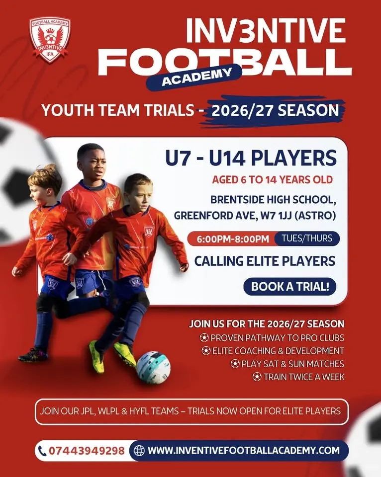 Youth Team Trials | u7 to u14 | 2026/27