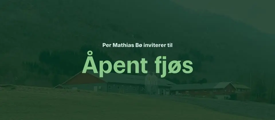 Åpent fjøs - Per Mathias Bø