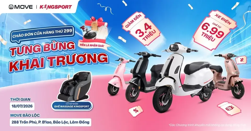 🎉 CHÀO ĐÓN CỬA HÀNG THỨ 299 - MOVE TUNG 2999 SUẤT DEAL KHỦNG 🎉