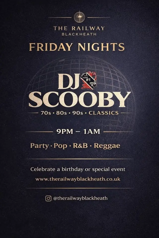 DJ SCOOBY - Friday from 9pm