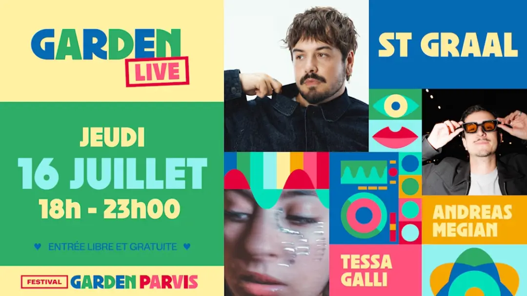 Garden Live W/ St Graal, Tessa Galli & Andreas Megian