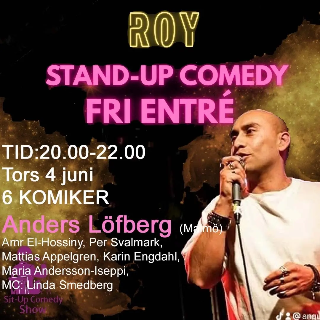 Stand-Up Comedy – Fri Entré at ROY