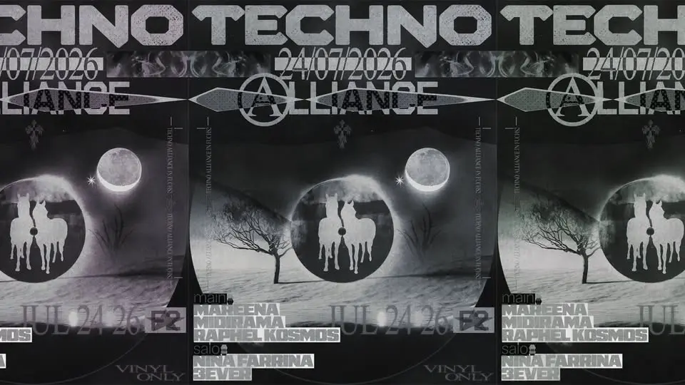 TECHNO ALLIANCE/VINYL ONLY: Mareena ☆ Nina Farrina ☆ Midirama ☆ Raphael Kosmos ☆ 3ever
