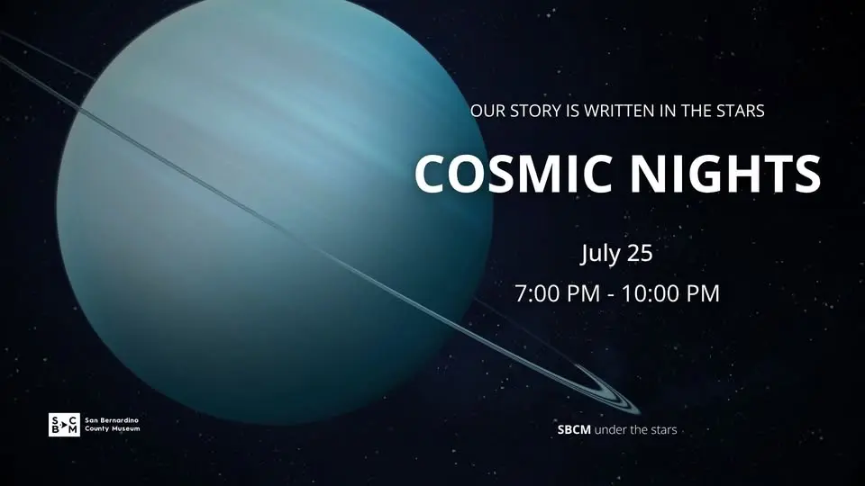 Cosmic Nights at SBCM