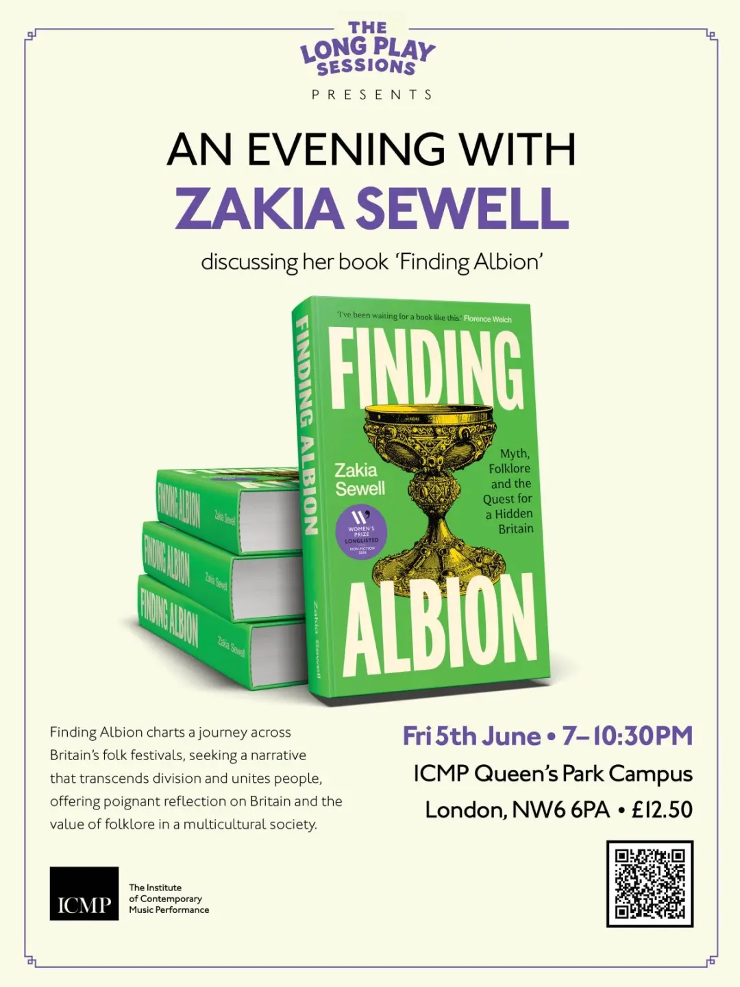 The Long Play Sessions: Zakia Sewell – Finding Albion – Myth, Folklore and the Quest for a Hidden Britain