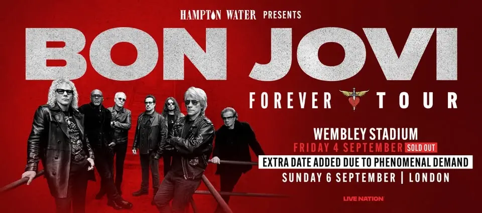 Bon Jovi | Forever Tour | Wembley Stadium | September 2026