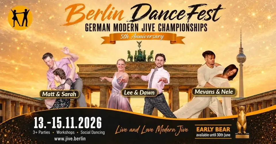 Berlin DanceFest weekender & German Modern Jive Championships (5th anniversary)