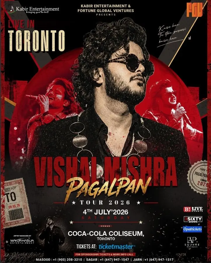 Vishal Mishra Live in Concert - TORONTO