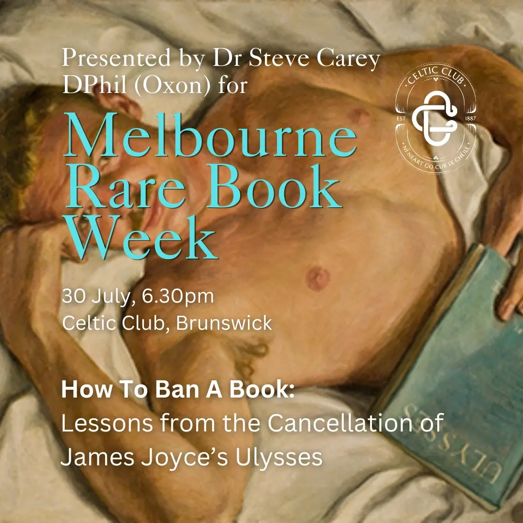 How To Ban A Book: Lessons from the Cancellation of James Joyce’s Ulysses