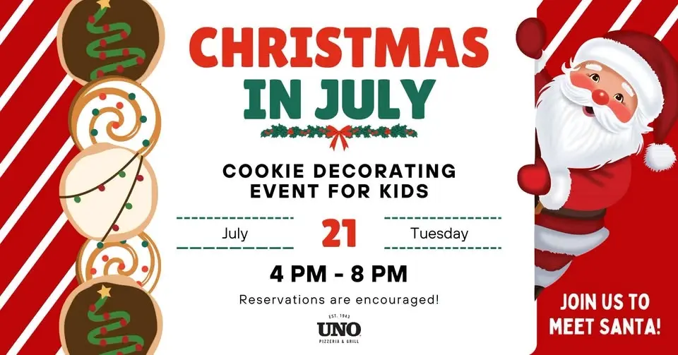 Christmas In July Kids' Cookie Decorating Event (with Santa!)