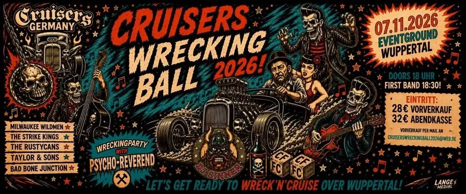 Cruisers Wrecking Ball 2026