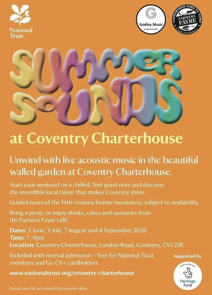 Summer Sounds at Coventry Charterhouse 