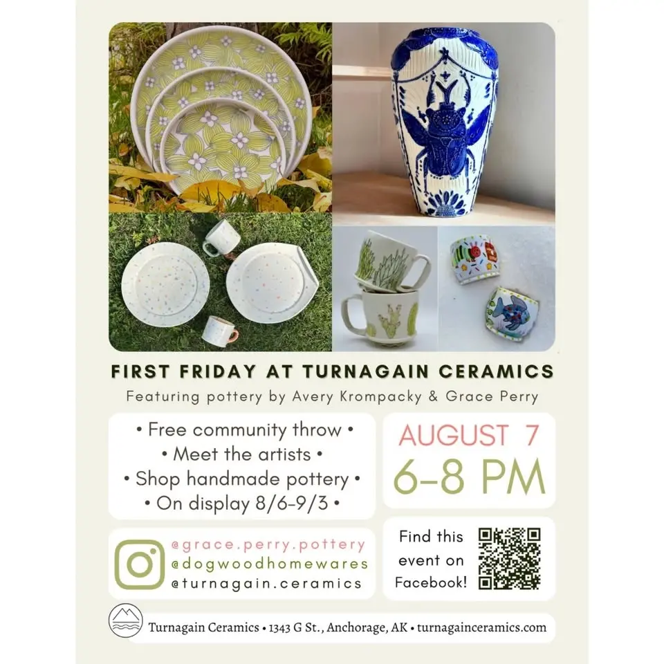 First Friday at Turnagain Ceramics