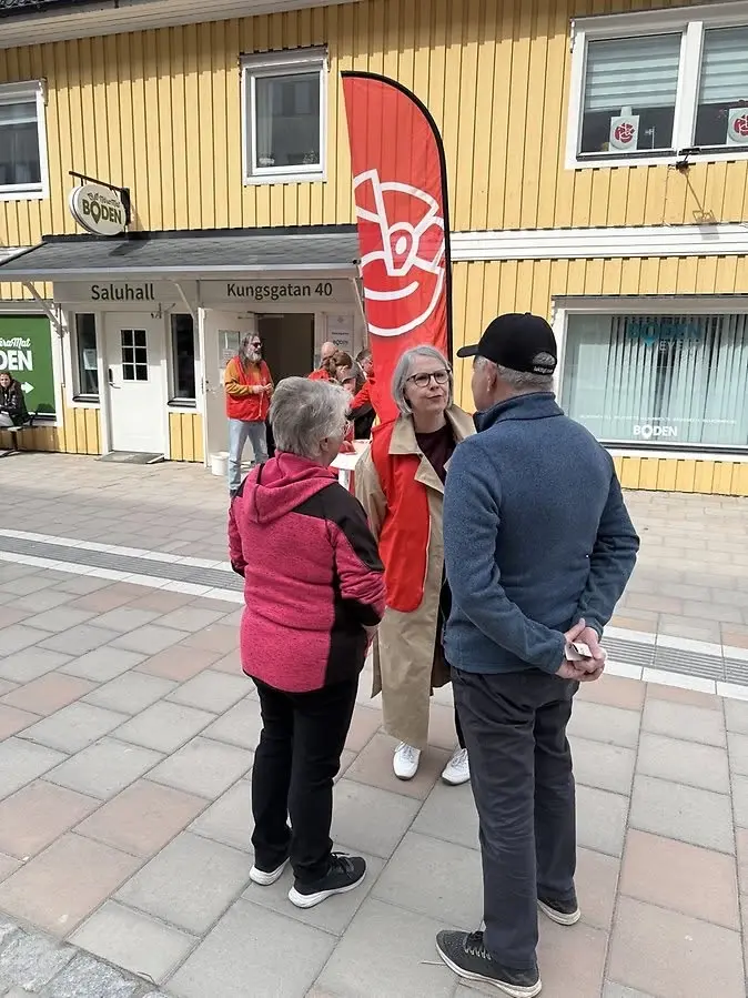 Möta medborgare/väljare på Arena -S
