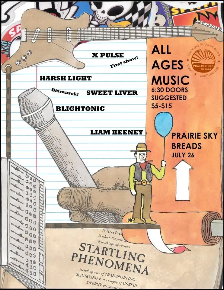 All Ages Music: Harsh Light/ Blightonic/ Liam Keeney/ X Pulse/ Sweet Liver