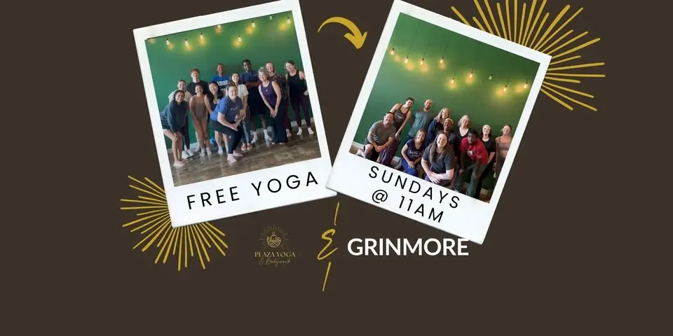 FREE COMMUNITY YOGA: Sponsored by Grinmore Clothing