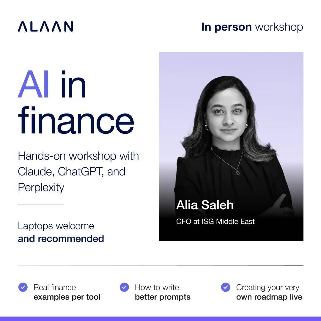 (In-person)AI in finance: Hands-on workshop with Claude, ChatGPT, and Perplexity