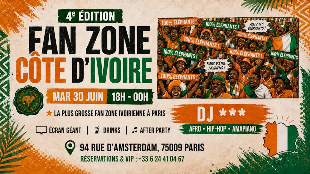Fanzone Côte D’Ivoire Vs Norvège  + After (Infinity Club)