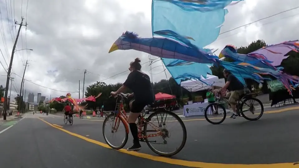 EBike Atlanta group meet up for Atlanta Streets Alive: Westside !!
