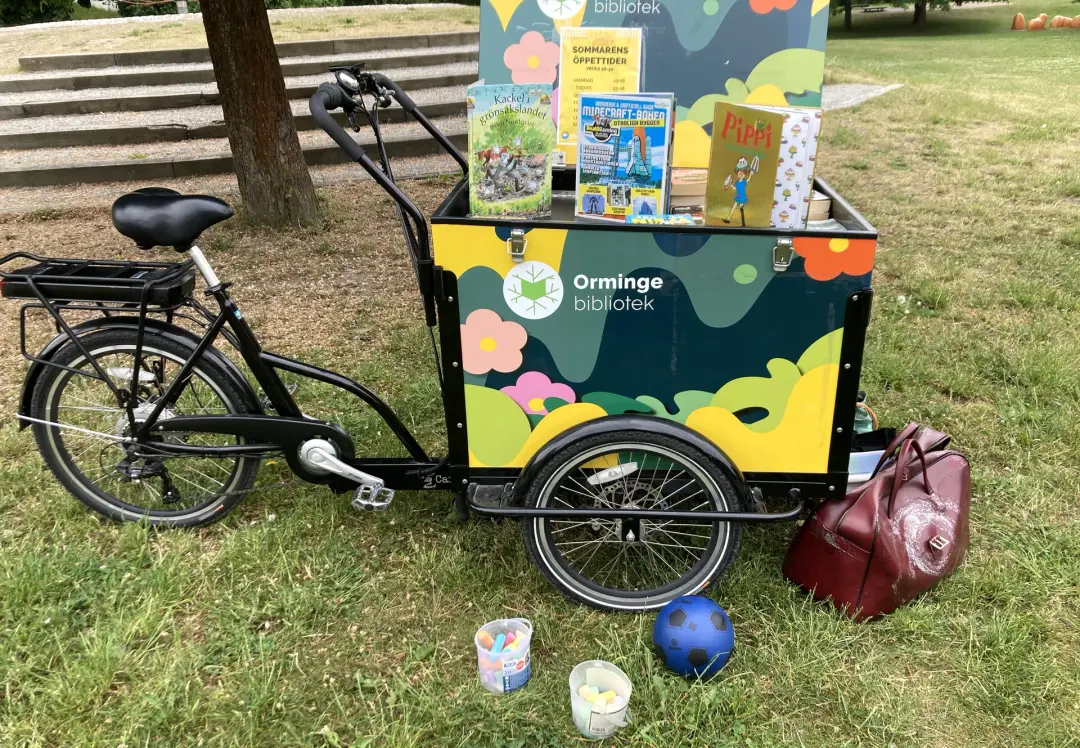 Bibliotekscykeln i Centrala parken