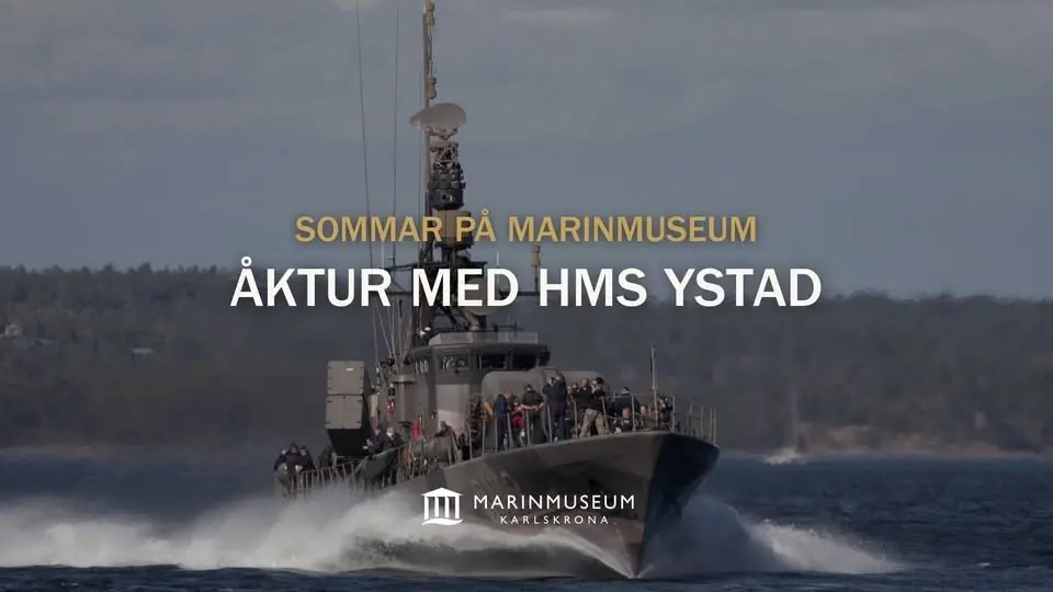 Åktur med HMS Ystad