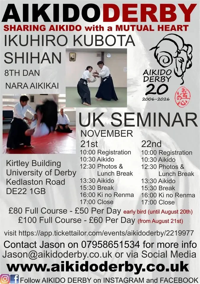 Ikuhiro Kubota Shihan UK Seminar
