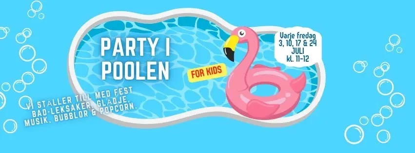 Party I Poolen på Destination Sikfors