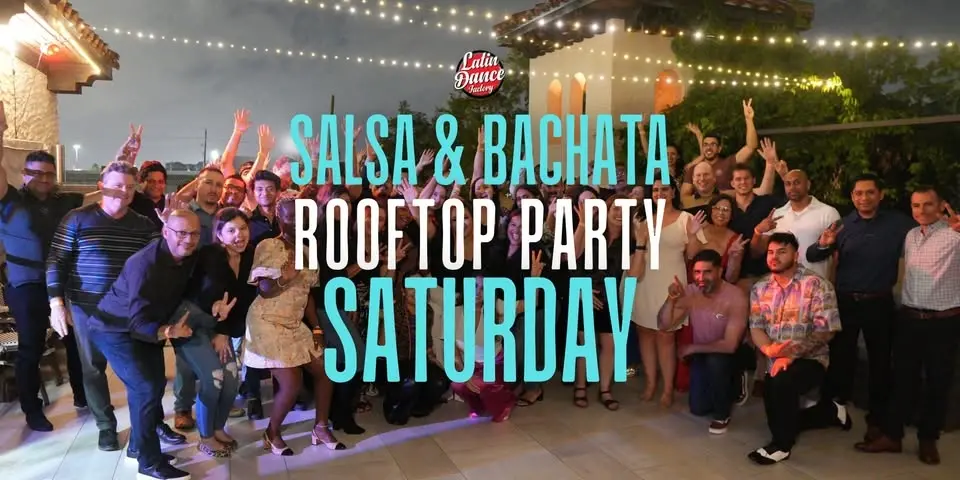 Salsa & Bachata Under the Stars Rooftop Party Sat 06/20 @ Ivy