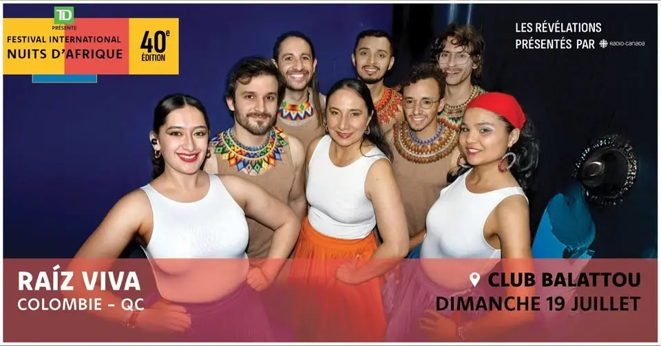Raíz Viva - Festival international Nuits d'Afrique 2026