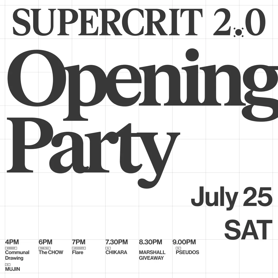 SUPERCRIT 2.0 Opening Party
