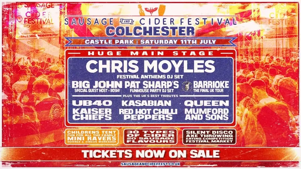 Sausage and Cider Festival - Colchester 2026