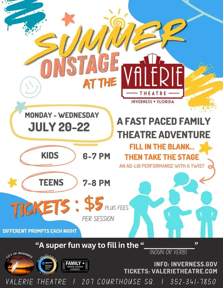 Summer Onstage at the Valerie!