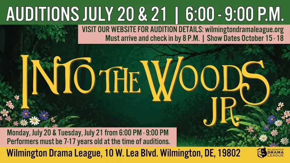 Into the Woods Jr. Auditions at Wilmington Drama League