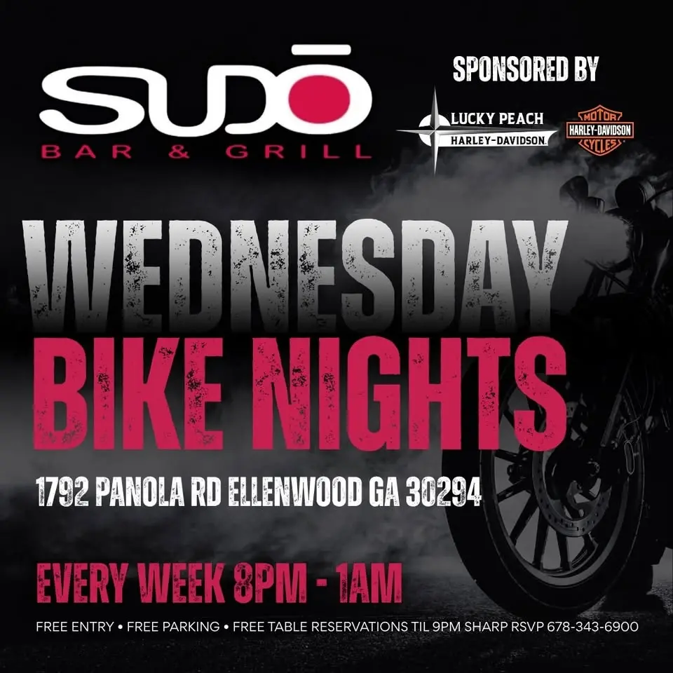 Wednesday Bike Nights @ SUDO Ellenwood