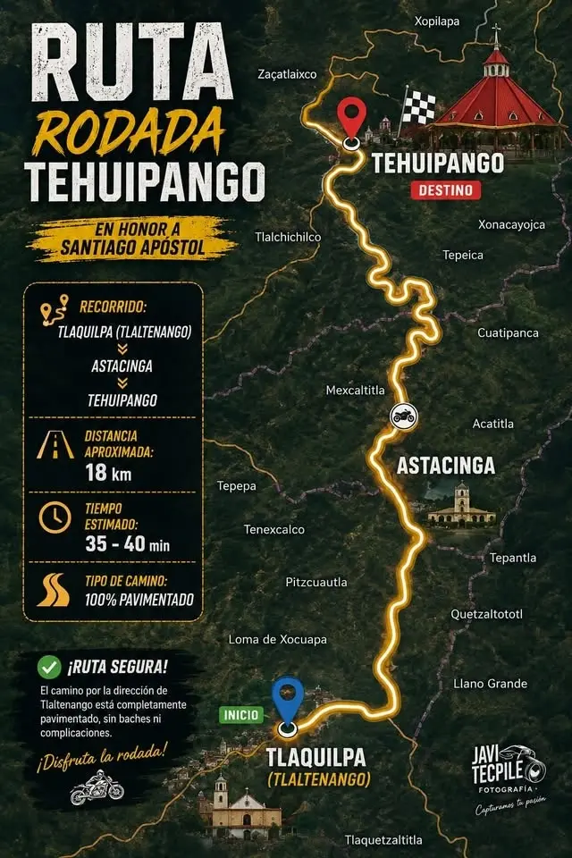 RODADA DE MOTOS TEHUIPANGO 