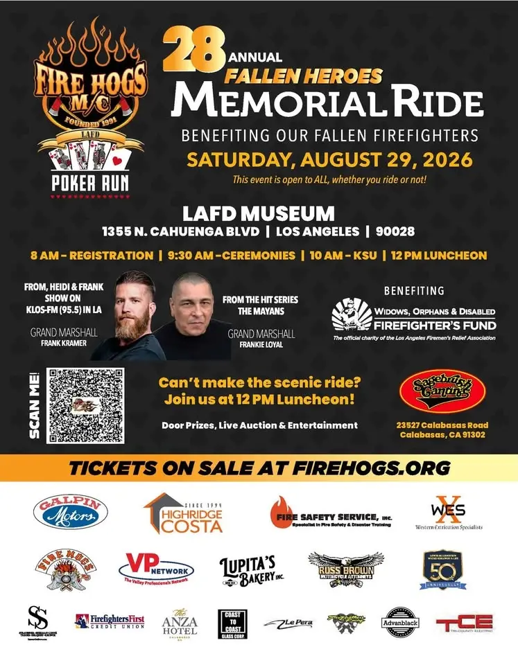 28 TH ANNUAL FALLEN HEROES’ MEMORIAL RIDE