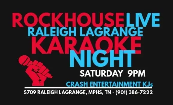 Saturdays KARAOKE at Rockhouse Live Raleigh Lagrange! (9pm)