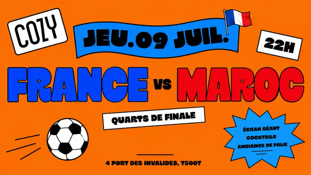 🇫🇷 France Vs Maroc 🇲🇦 - Diffusion