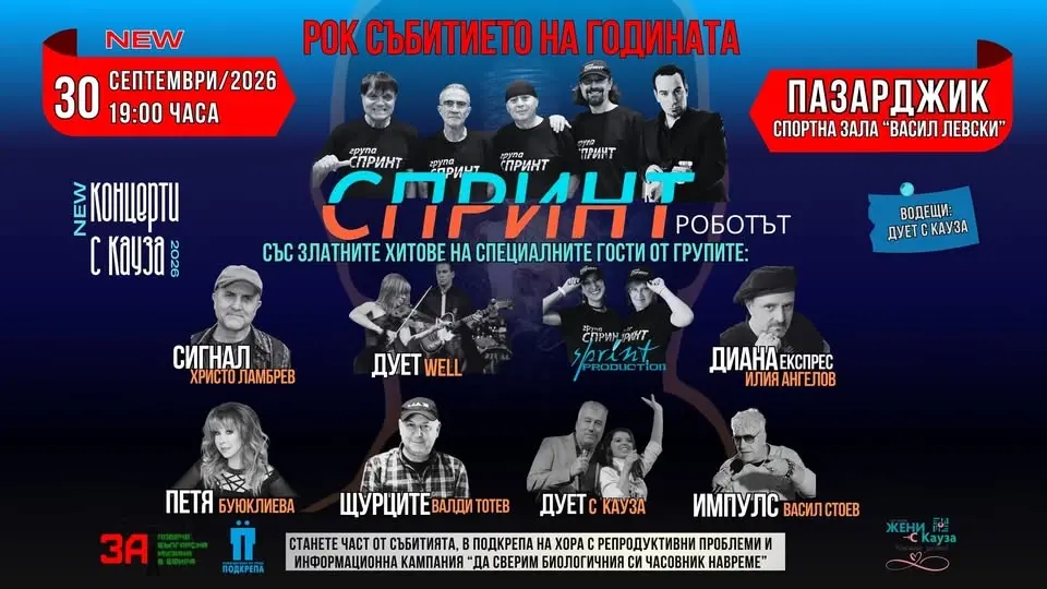 "45 ГОДИНИ СПРИНТ - РОБОТЪТ" / РОК СЪБИТИЕТО НА ГОДИНАТА