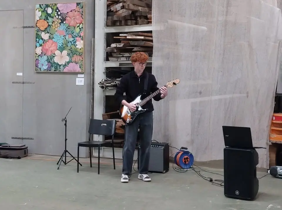Šimon Slanec (absolventský koncert) & Jazzband SZUŠ Řeporyje v Kaštanu